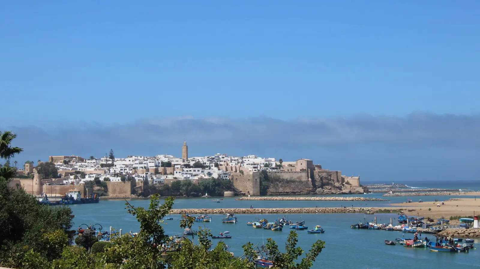 Essaouira Limanı ve Medina, Fas - Deniz manzarasıyla tarihi kasbah