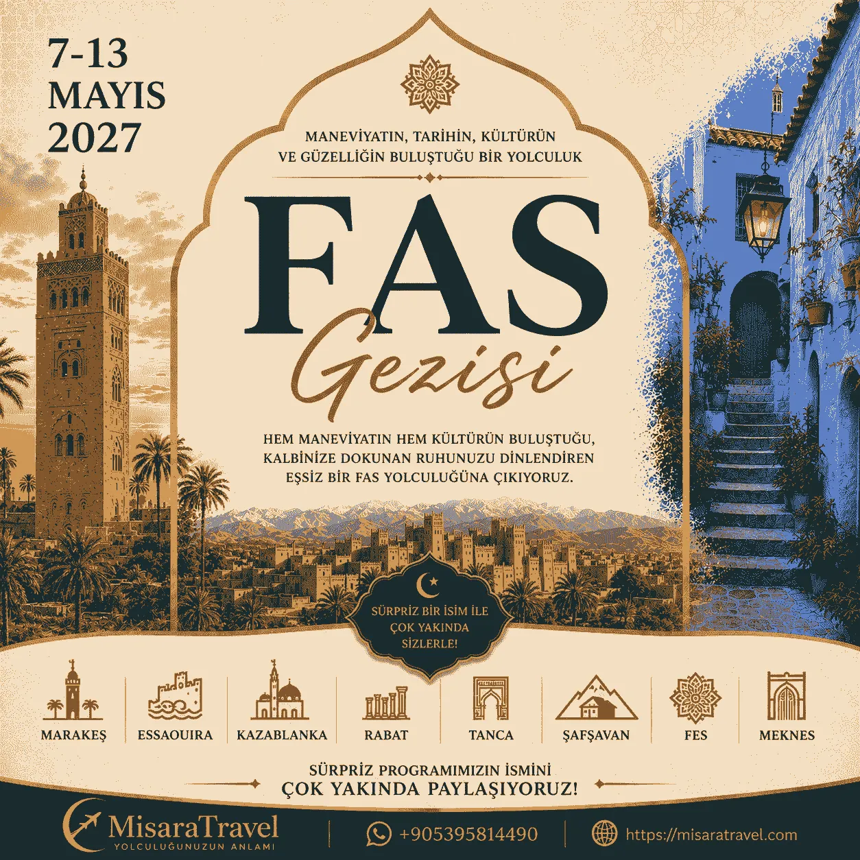 Fas turu, Fes Medine ve Marakeş şehirleri