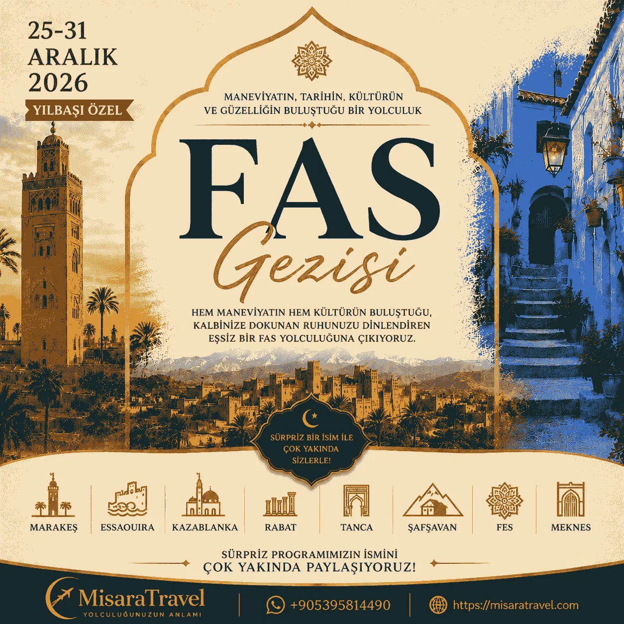 Fas turu, Fes ve Marakeş tarihi şehirleri