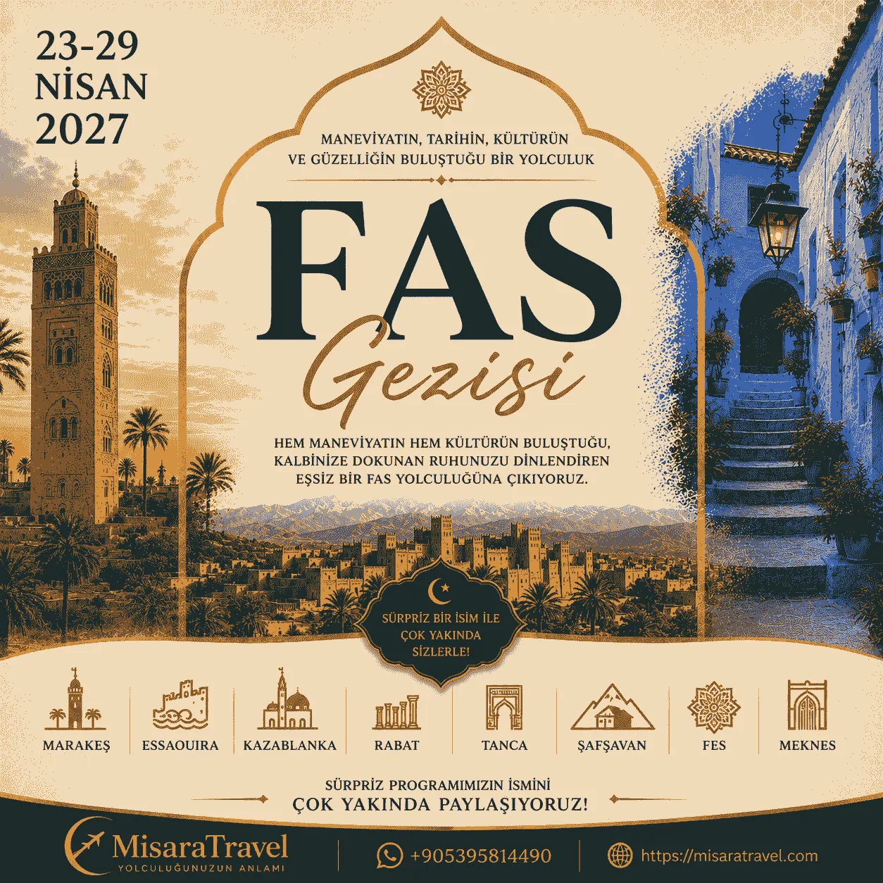 Fas turu, Fes Medina ve Marakeş şehirleri