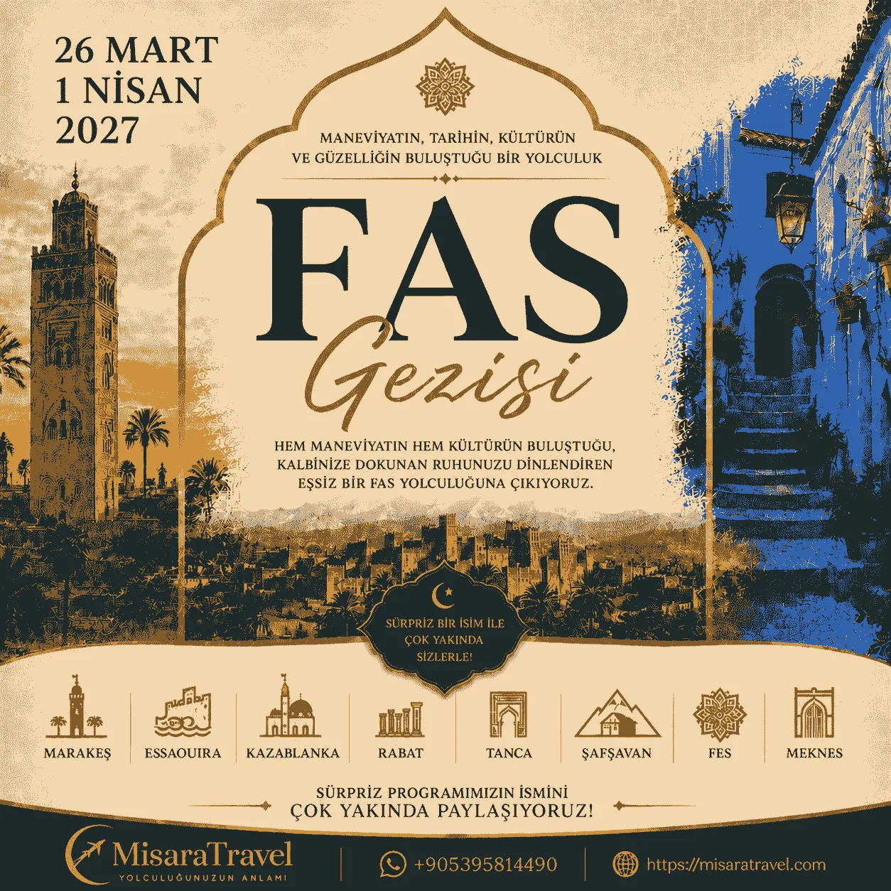 Fas turu, Fes Medine ve Marakeş tarihi şehirleri