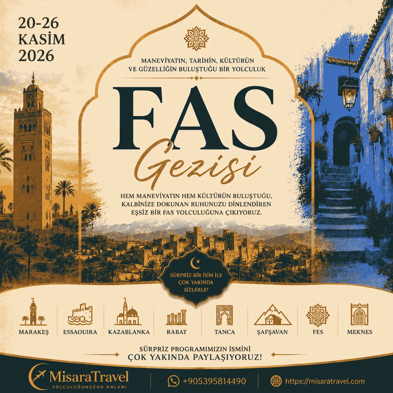 Fas turu, Fas Gezisi - Marakeş, Fes ve Meknes şehirleri