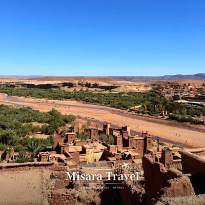 Fas turu, Ait Benhaddou kasbası ve Dades Nehri manzarası